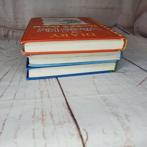 3 Diary Of A Wimpy Kid Books The Getaway Cabin Fever & Double Down By J. Kinney - Picture 12 of 12